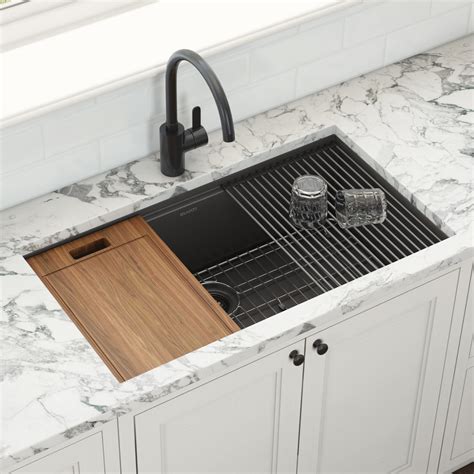 undermount stainless steel sinks for 33 inch cabinet|ruvati undermount kitchen sink.